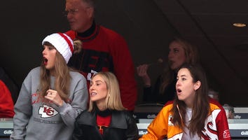 See Taylor Swift's Reaction After Travis is Pushed During Game Against Patriots